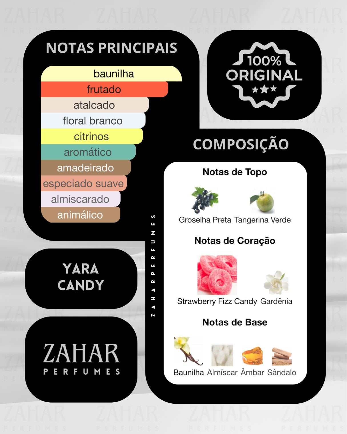 Kit 4 Óleos Yara 20ml