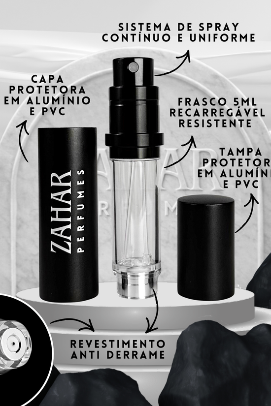 Frasco 5ml Recarregável