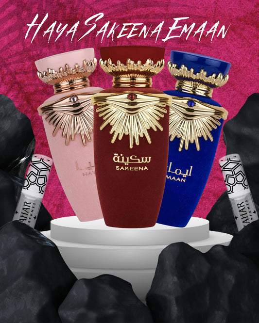Haya Sakeena Emaan - 3 Amostras de 5ml